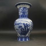  Bình Sứ xanh bổ nhị cảnh sưu tầm BKCECN-9764 