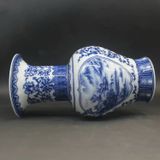  Bình Sứ xanh bổ nhị cảnh sưu tầm BKCECN-9764 