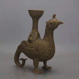  Đèn dầu gốm tạo dáng Phượng xưa  BKCECN-9768 