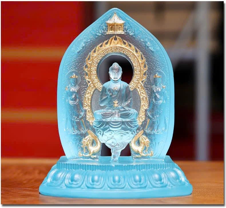  Tượng A Di Đà lưu ly sưu tầm BKSTCN-9541 