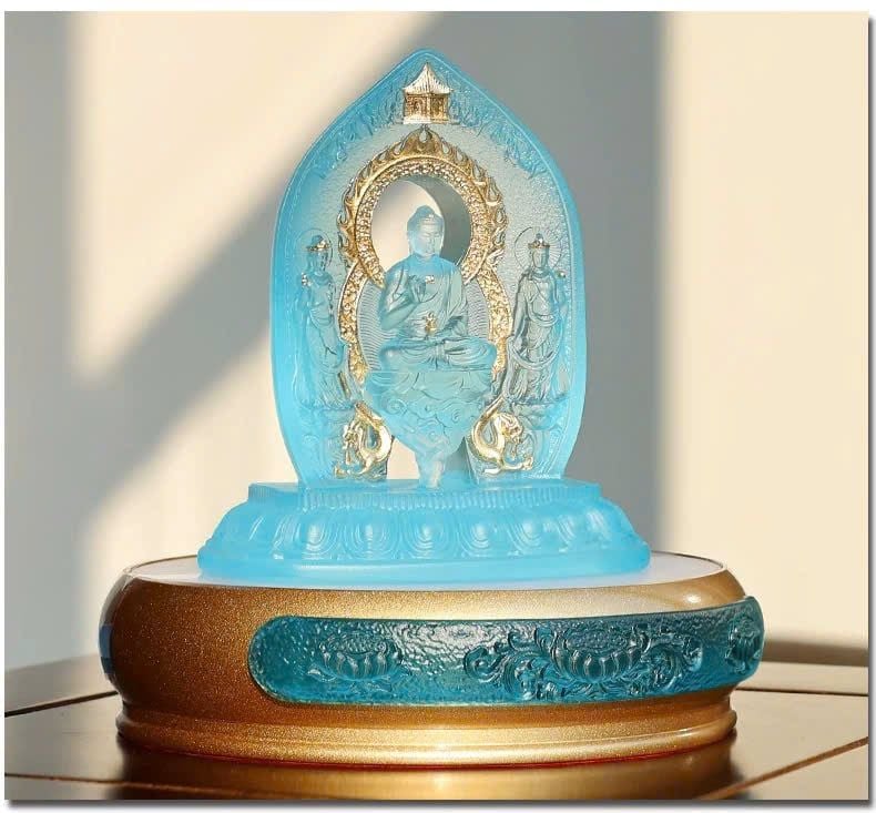  Tượng A Di Đà lưu ly sưu tầm BKSTCN-9541 