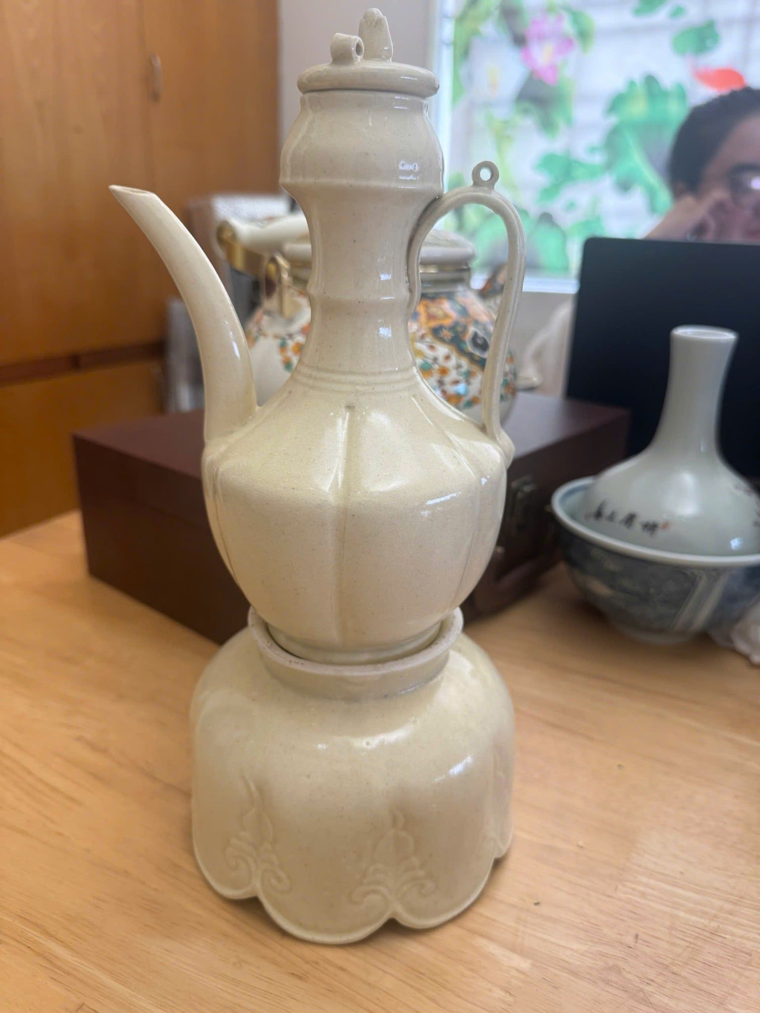  Lư Trầm Ngọc lưu Ly để ban thờ BKSTCN-9542 