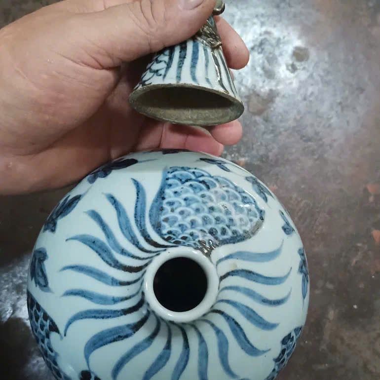  Bình Đầu Gà cốt già sưu tầm BKCECN-9805 