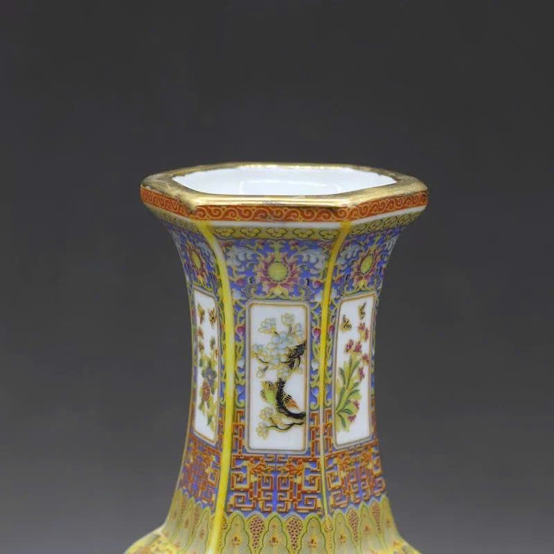  Bình Pháp Lam bổ khung Hoa điểu BKCECN-9812 