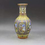  Bình Pháp Lam bổ khung Hoa điểu BKCECN-9812 