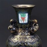  Bình Thưởng hai tai men màu BKCECN-9819 