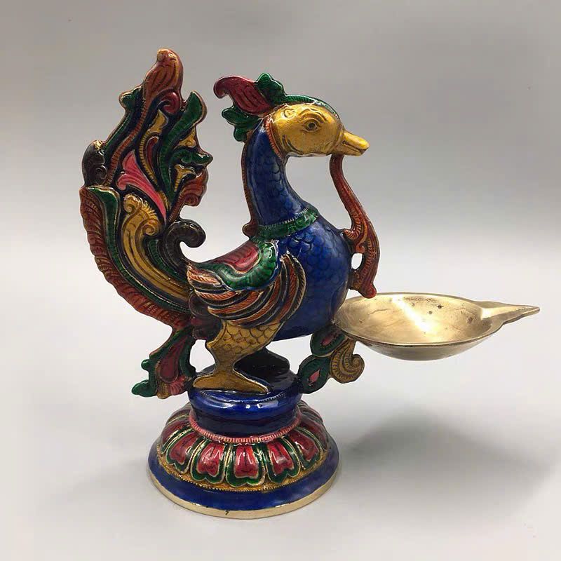  Đĩa Phượng đồng pháp lam BKMECN-9595 