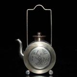  Ấm hoa Mai đồng trắng BKMECN-9596 