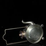  Ấm hoa Mai đồng trắng BKMECN-9596 