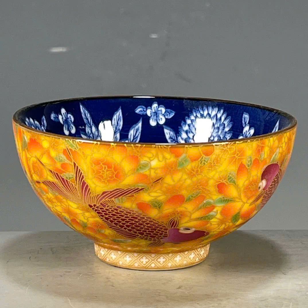  Bát thưởng Lý Ngư Phù dung BKCECN-9839 