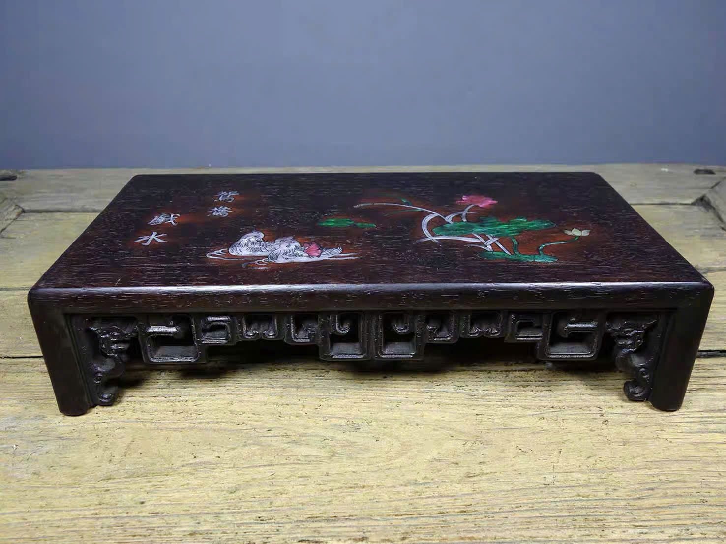  Khay trà Sen Vịt sưu tầm BKWOCN-9224 