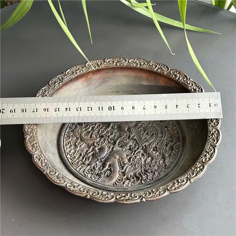  Chậu Đồng Long Phụng đồng cũ sưu tầm BKMECN-9610 