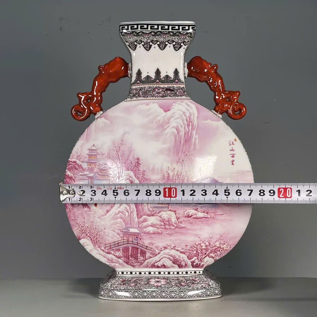  Bình Hai Tai vẽ Xuân Thu thủy BKCECN-9851 