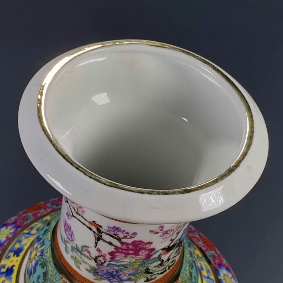  Bình Hoa Điểu sưu tầm BKCECN-9855 