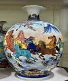  Bình hút lộc Bát Tràng nhị cảnh BKCECN-9853 