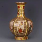  Bình Pháp Lam hoa điểu sưu tầm BKCECN-9881 