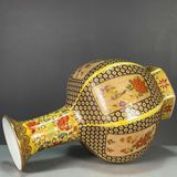  Bình Pháp Lam hoa điểu sưu tầm BKCECN-9882 