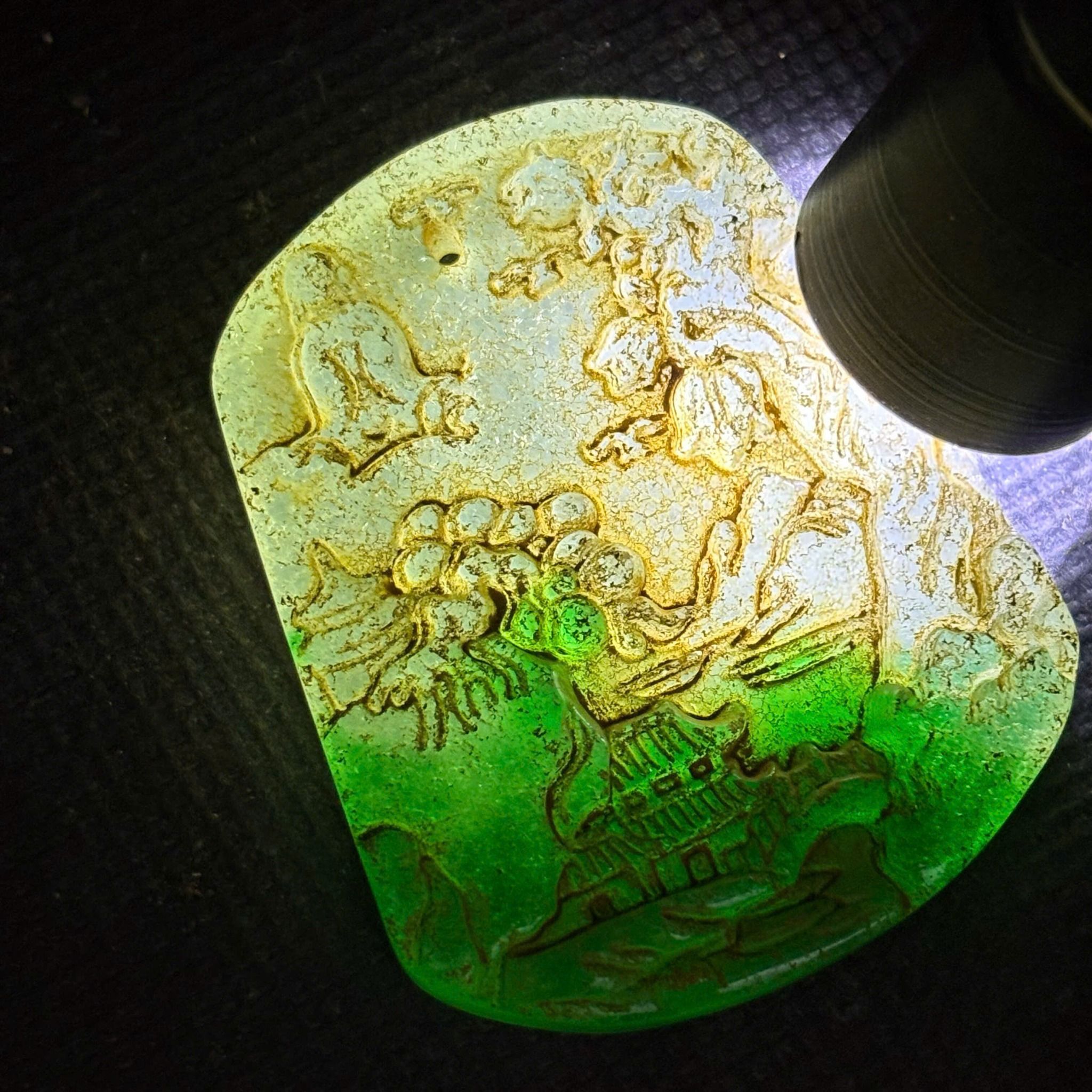  Mặt ngọc Phỉ Thuý sưu tầm BKSTCN-9570 