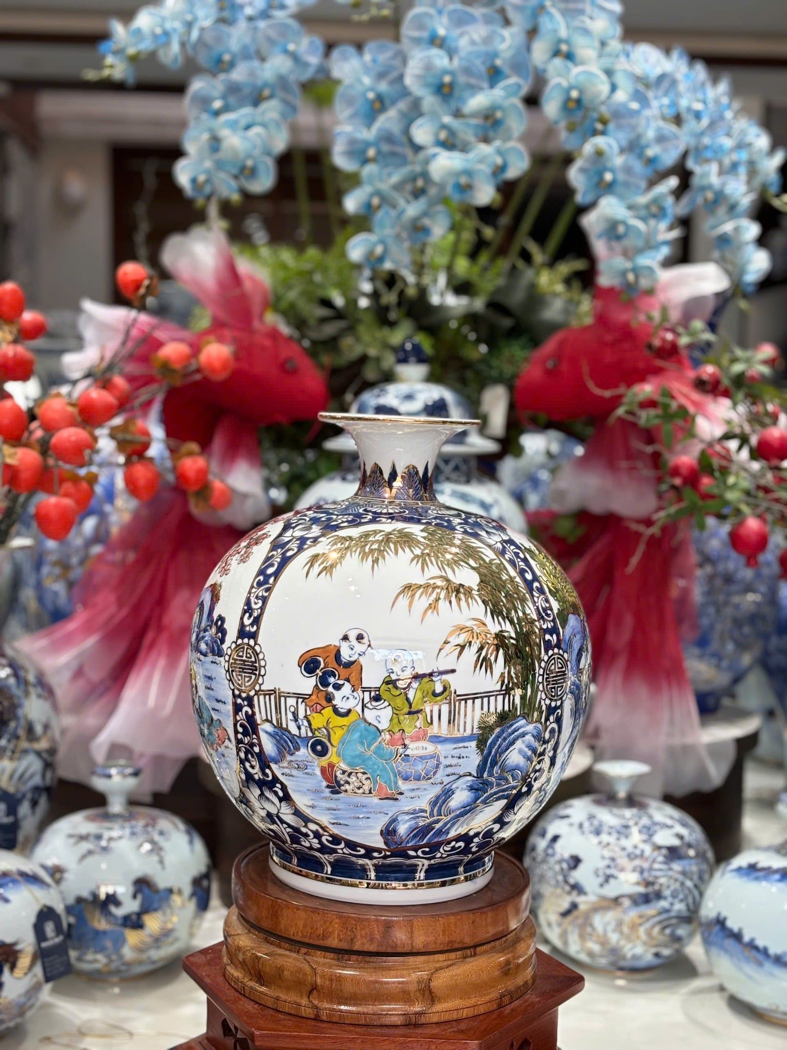  Bình hút lộc Bát Tràng BKCECN-9937 