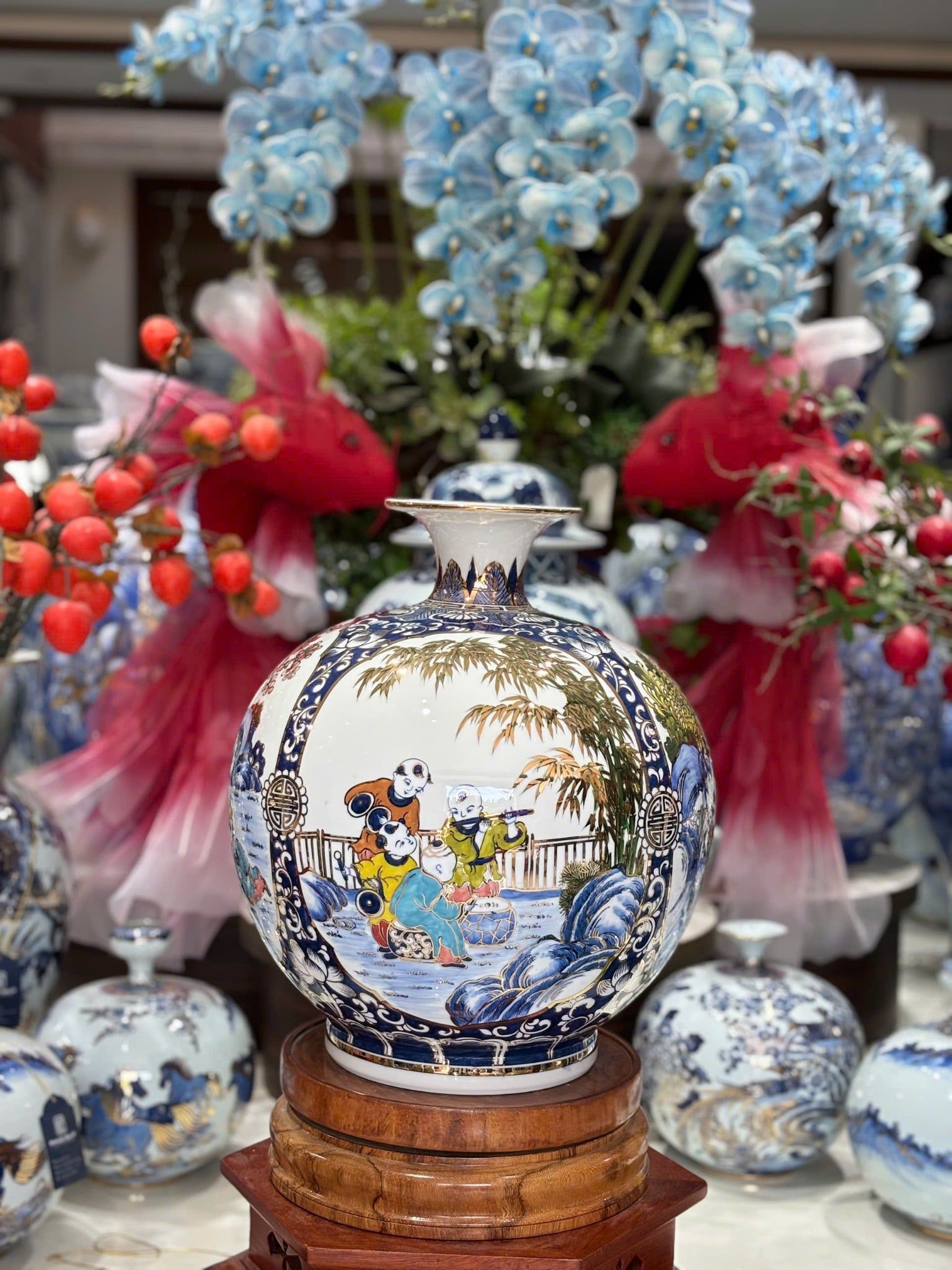  Bình hút lộc Bát Tràng BKCECN-9937 