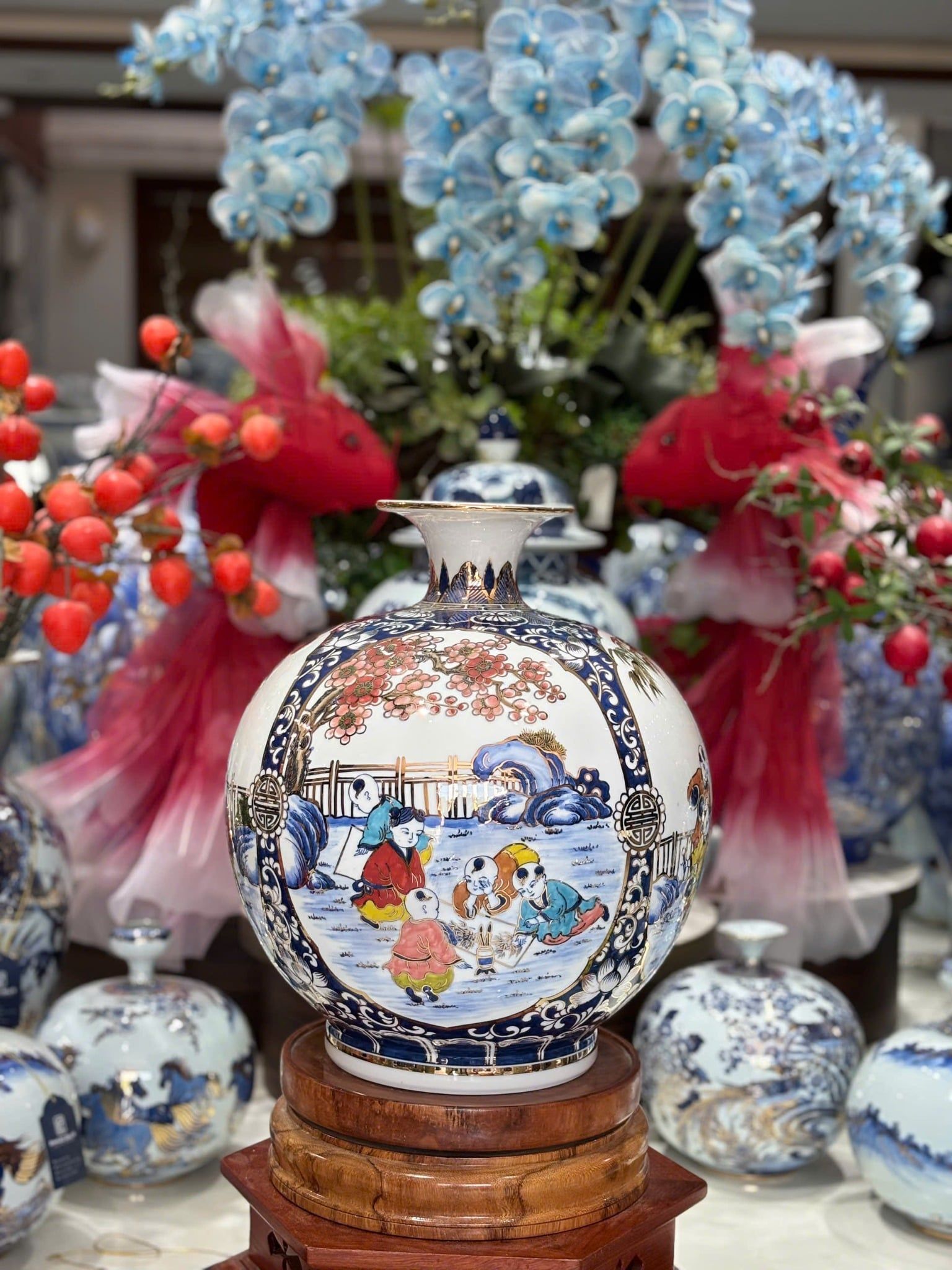  Bình hút lộc Bát Tràng BKCECN-9937 