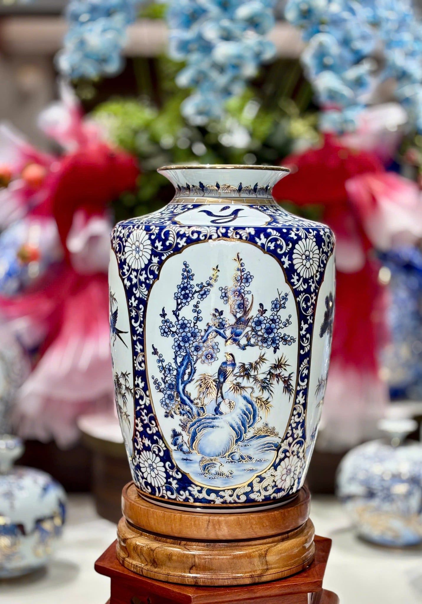  Bình gốm cắm hoa dáng Thạp BKCECN-9933 