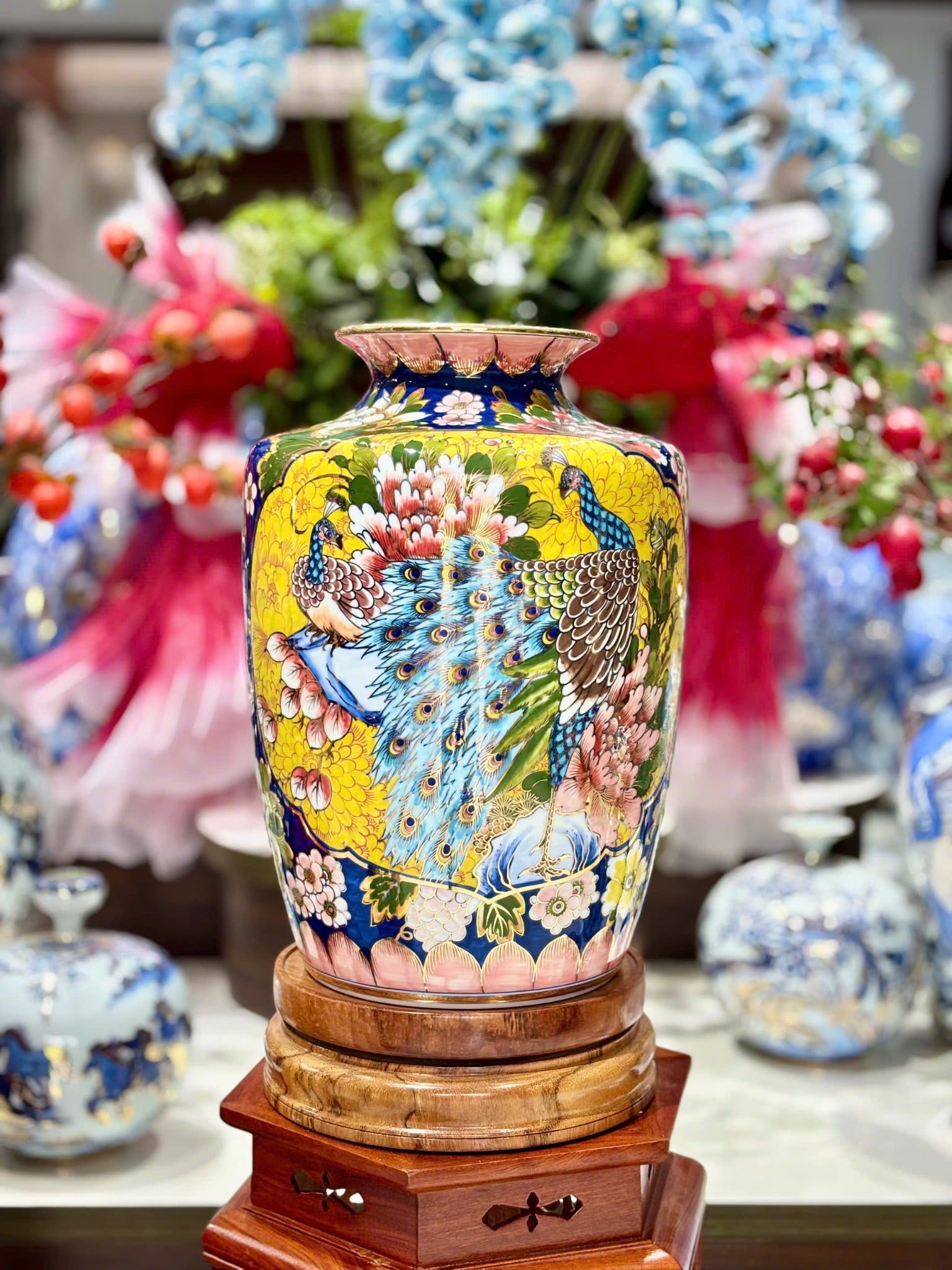  Bình gốm cắm hoa dáng Thạp BKCECN-9934 