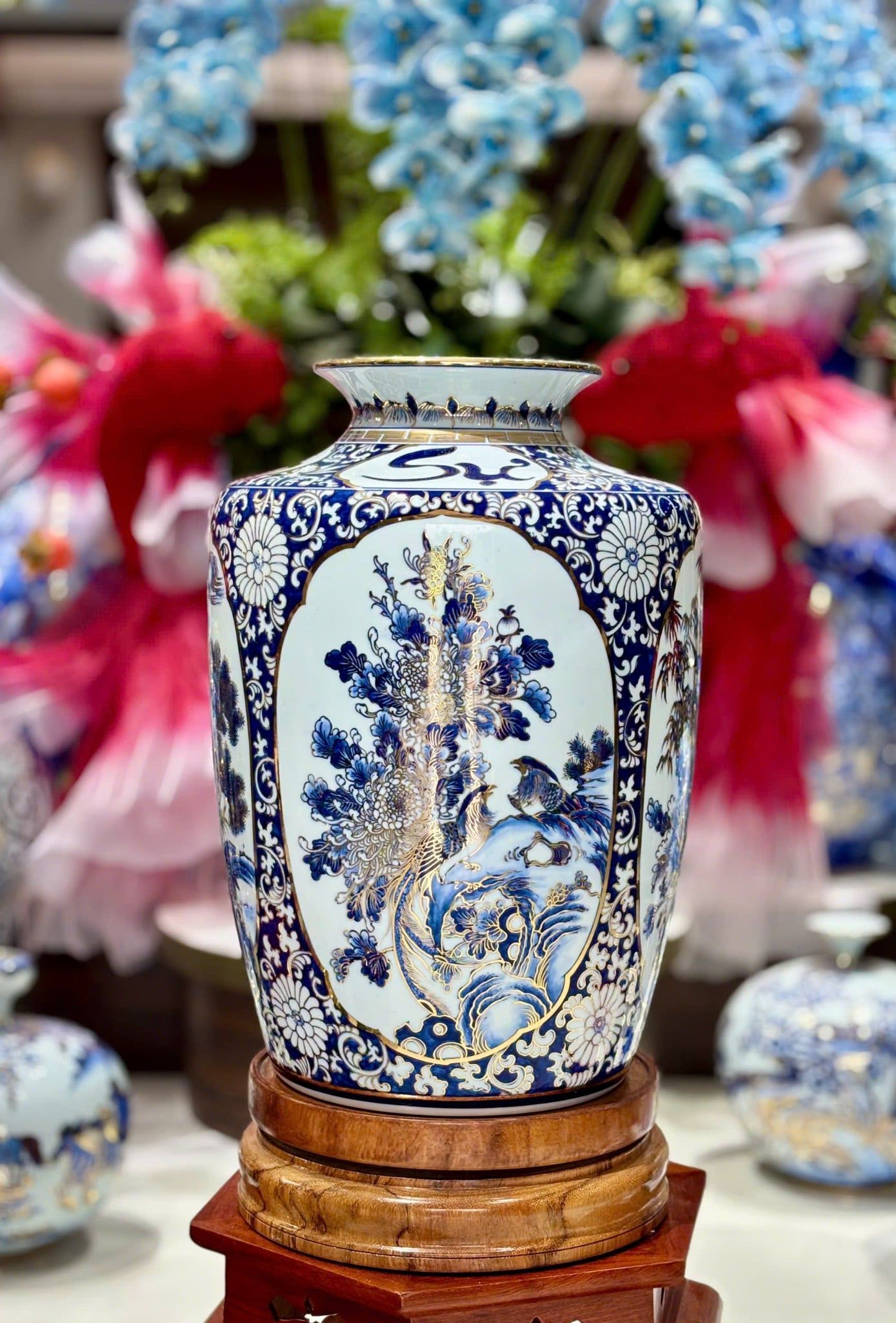  Bình gốm cắm hoa dáng Thạp BKCECN-9933 