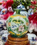  Bình hút lộc Bát Tràng họa tiết hoa BKCECN-9936 