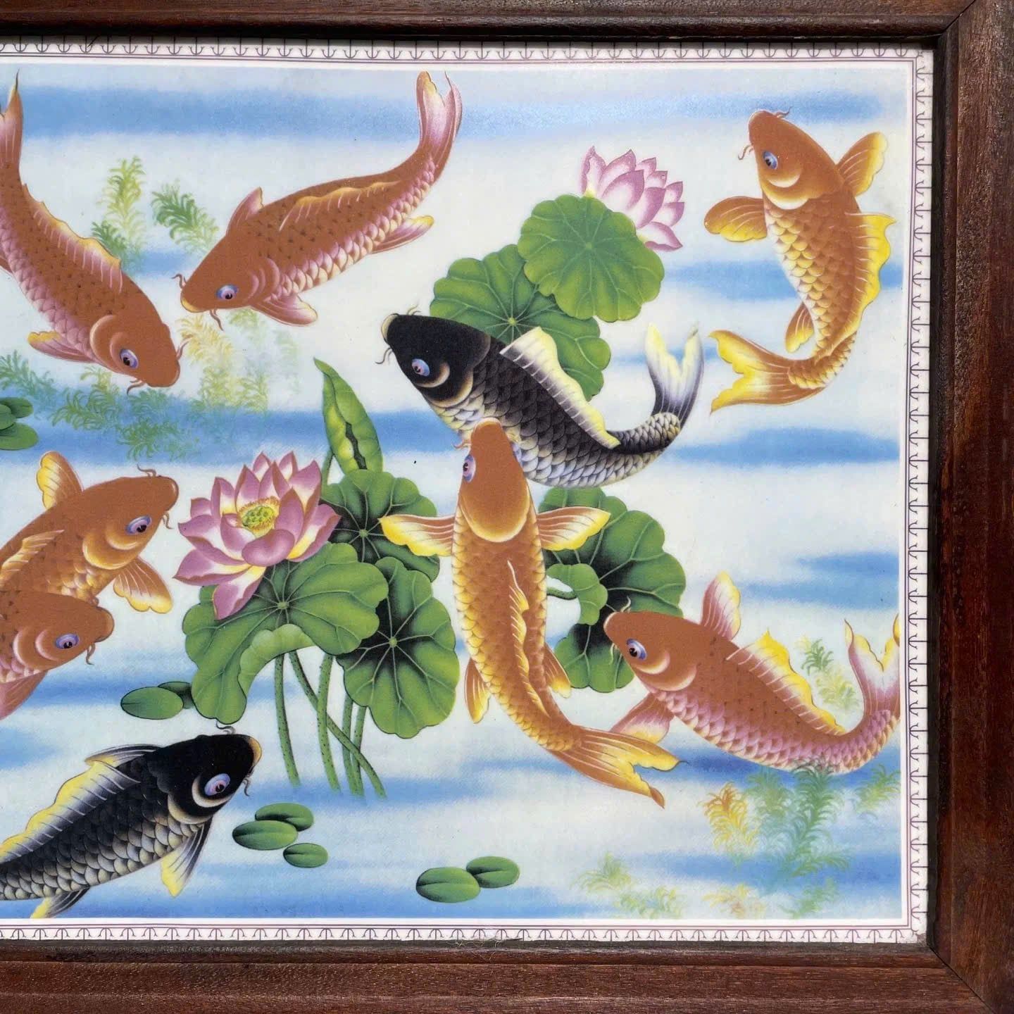  Tranh gỗ Phú Quý Hữu Dư BKWOCN-9242 