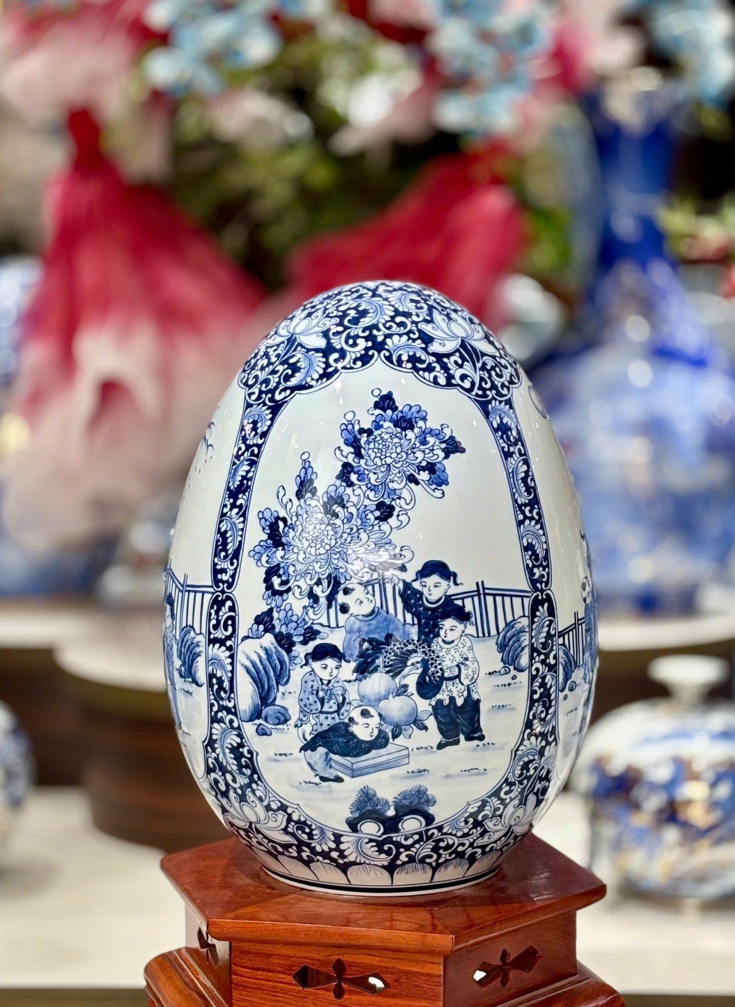  Trứng tài lộc Bát Tràng BKCECN-9945 