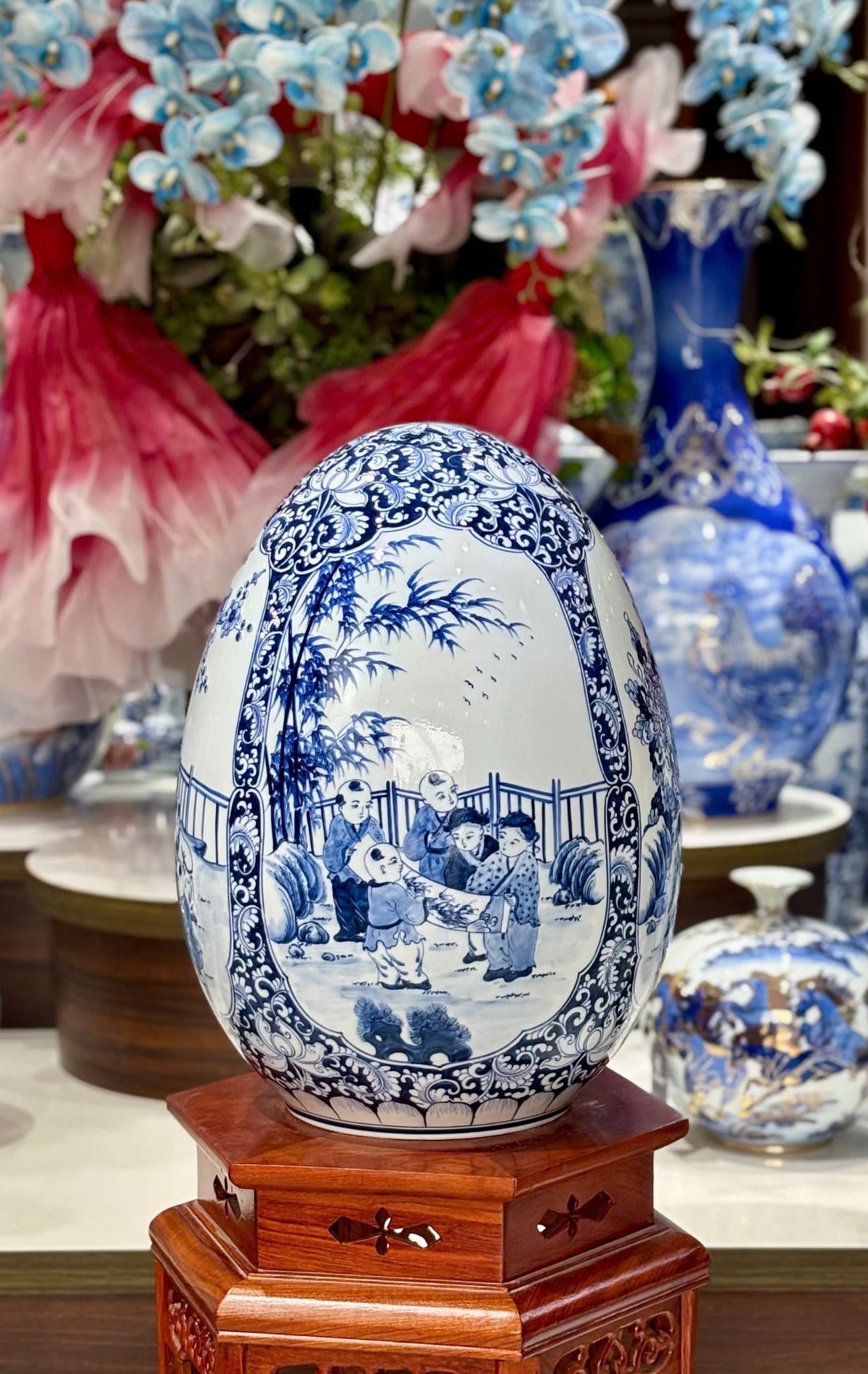  Trứng tài lộc Bát Tràng BKCECN-9945 