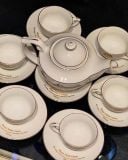  Bộ ấm chén Đèn Thần chỉ vàng in chữ Thủ tướng Phạm Minh Chính BKCECN-9956 