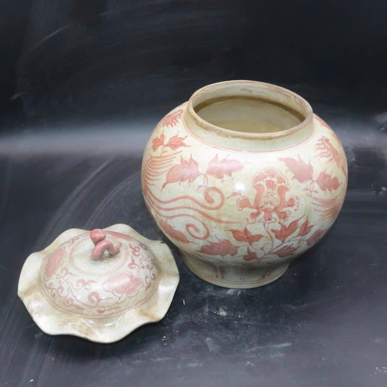  Hũ Lá sen vẽ Phượng BKCECN-9984 