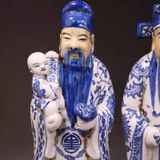  Bộ Tam Đa sứ xanh BKCECN-10018 