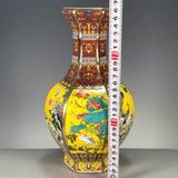  Bình Pháp Lam hoa điểu BKCECN-10002 