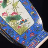  Bình Pháp Lam hoa điểu màu tím BKCECN-10005 