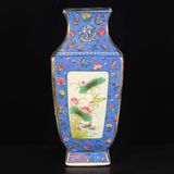  Bình Pháp Lam hoa điểu màu tím BKCECN-10005 