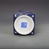  Bình Pháp Lam hoa điểu  BKCECN-10008 