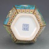  Bình Pháp Lam chim Hạc BKCECN-10009 