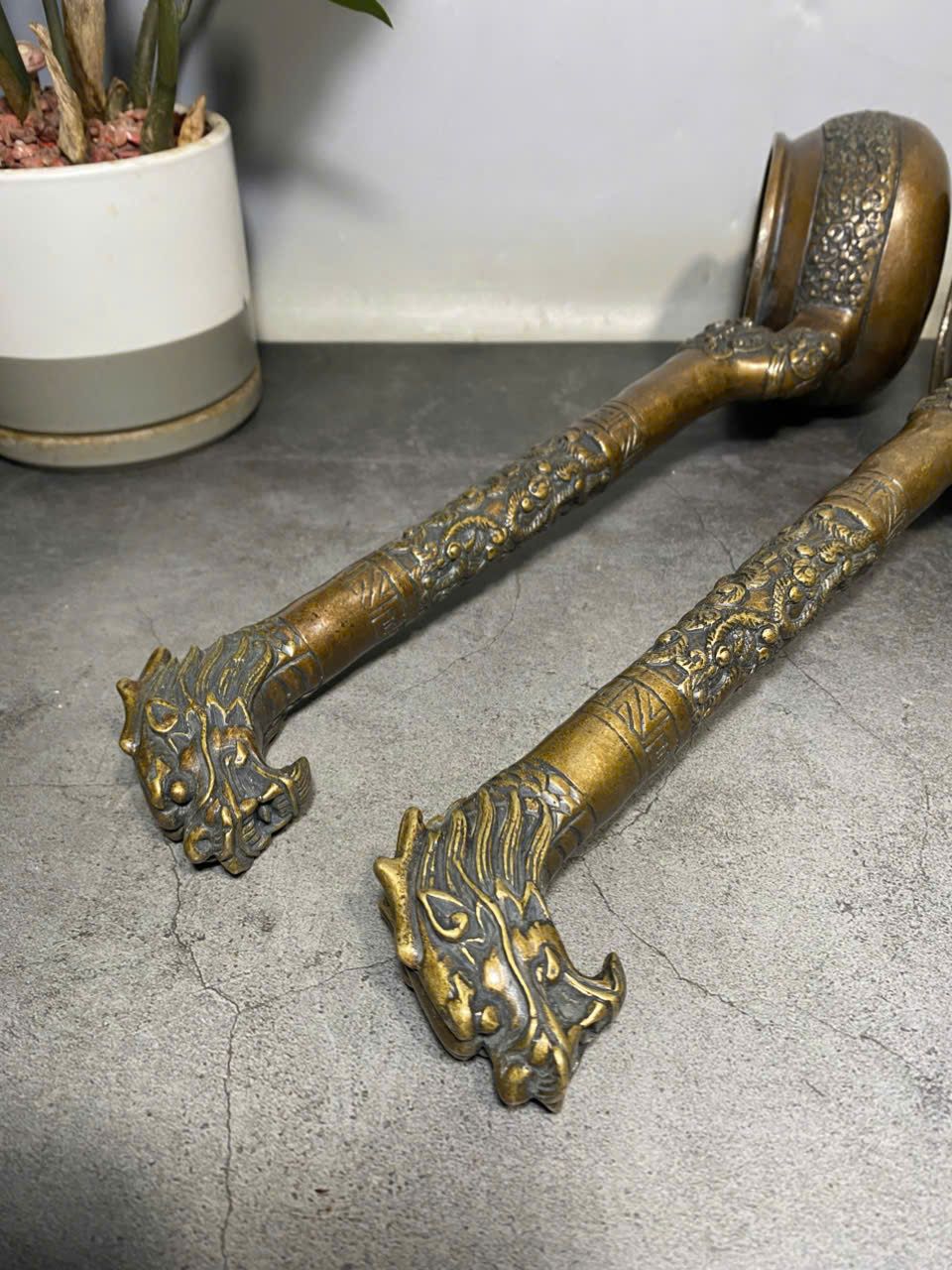  Cặp gáo đồng cũ BKMECN-9651 