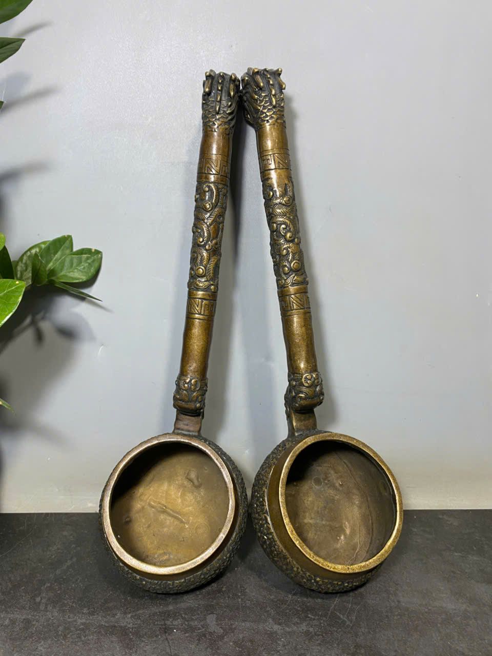  Cặp gáo đồng cũ BKMECN-9651 