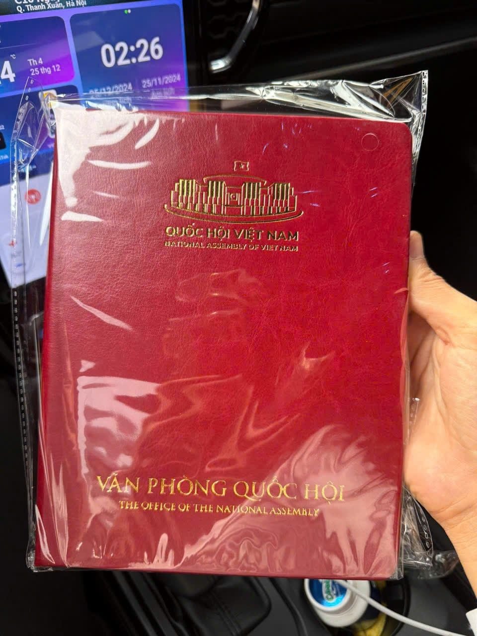  Sổ in da văn phòng Quốc hội 