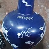  Bình Rồng men xanh trắng BKCECN-10049 