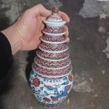  Bình Tháp Hoạ Phượng văn sưu tầm BKCECN-10051 