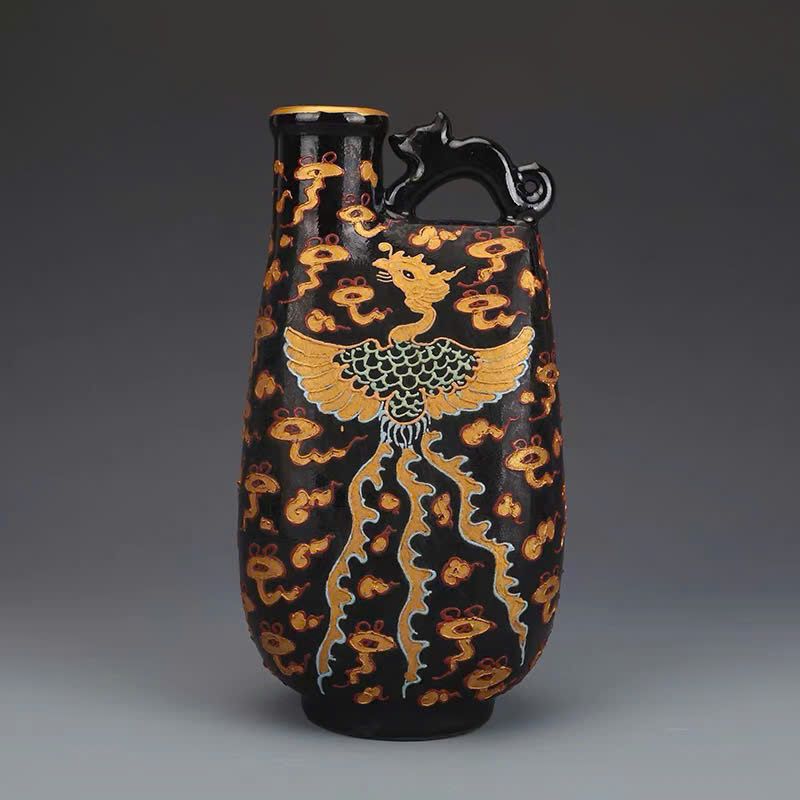  Bình Phượng Hoàng vẽ vàng BKCECN-10058 