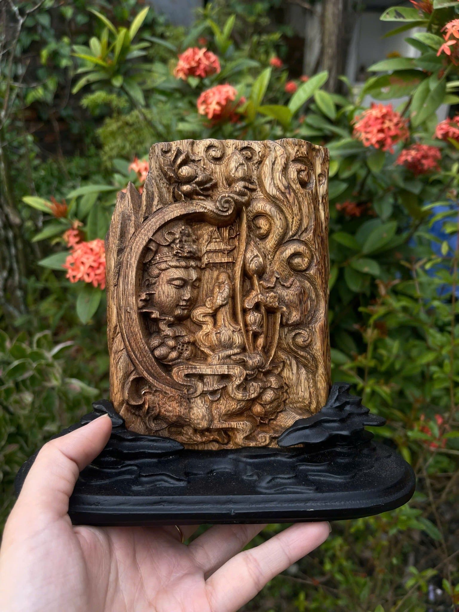  Nhất Tâm Bái Phật trầm kiến tự nhiên BKWOCN-9264 