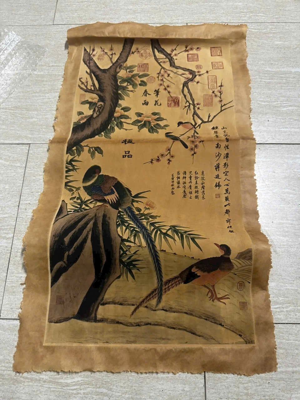  Tranh giấy gió tàu 