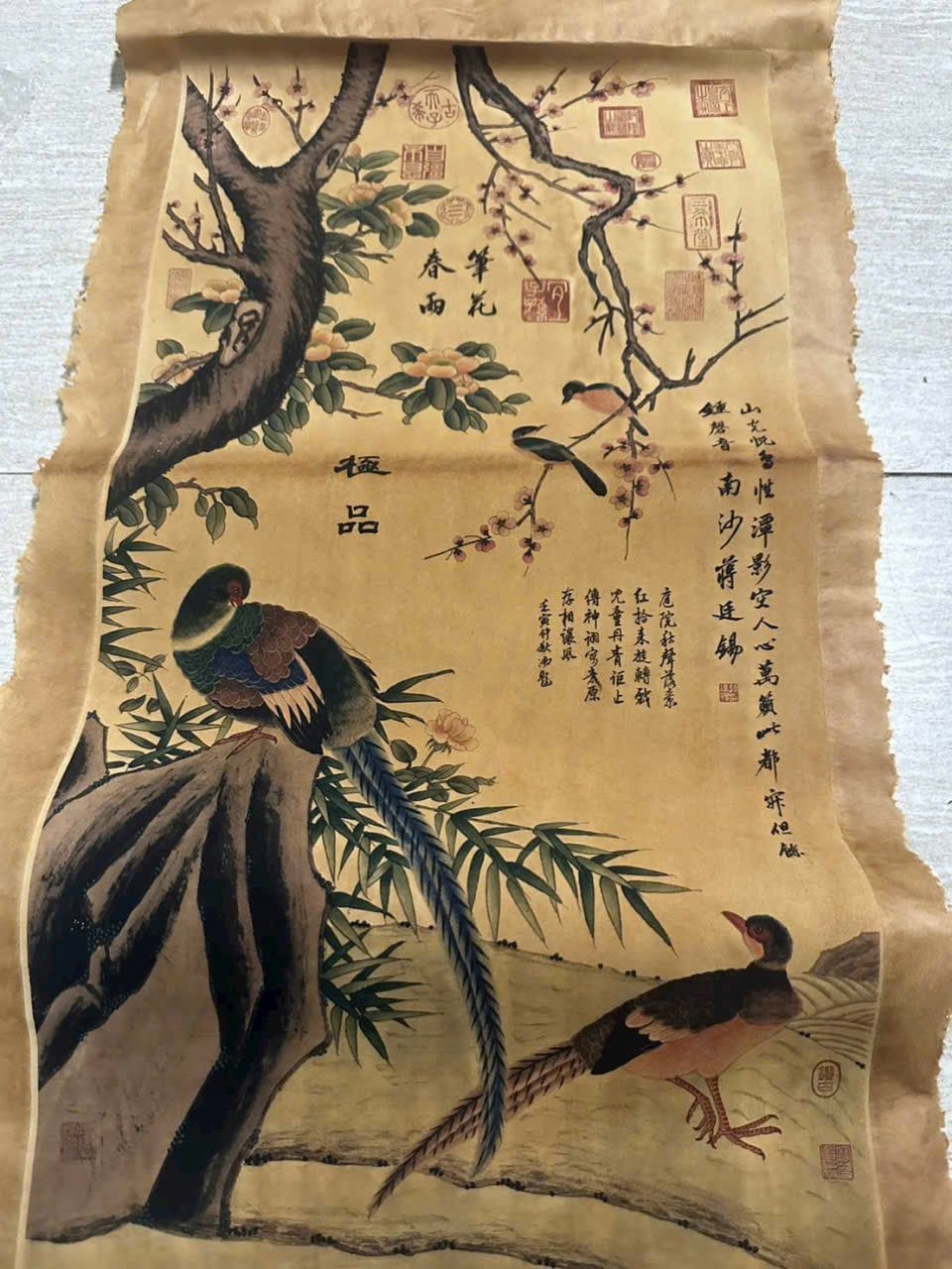  Tranh giấy gió tàu 