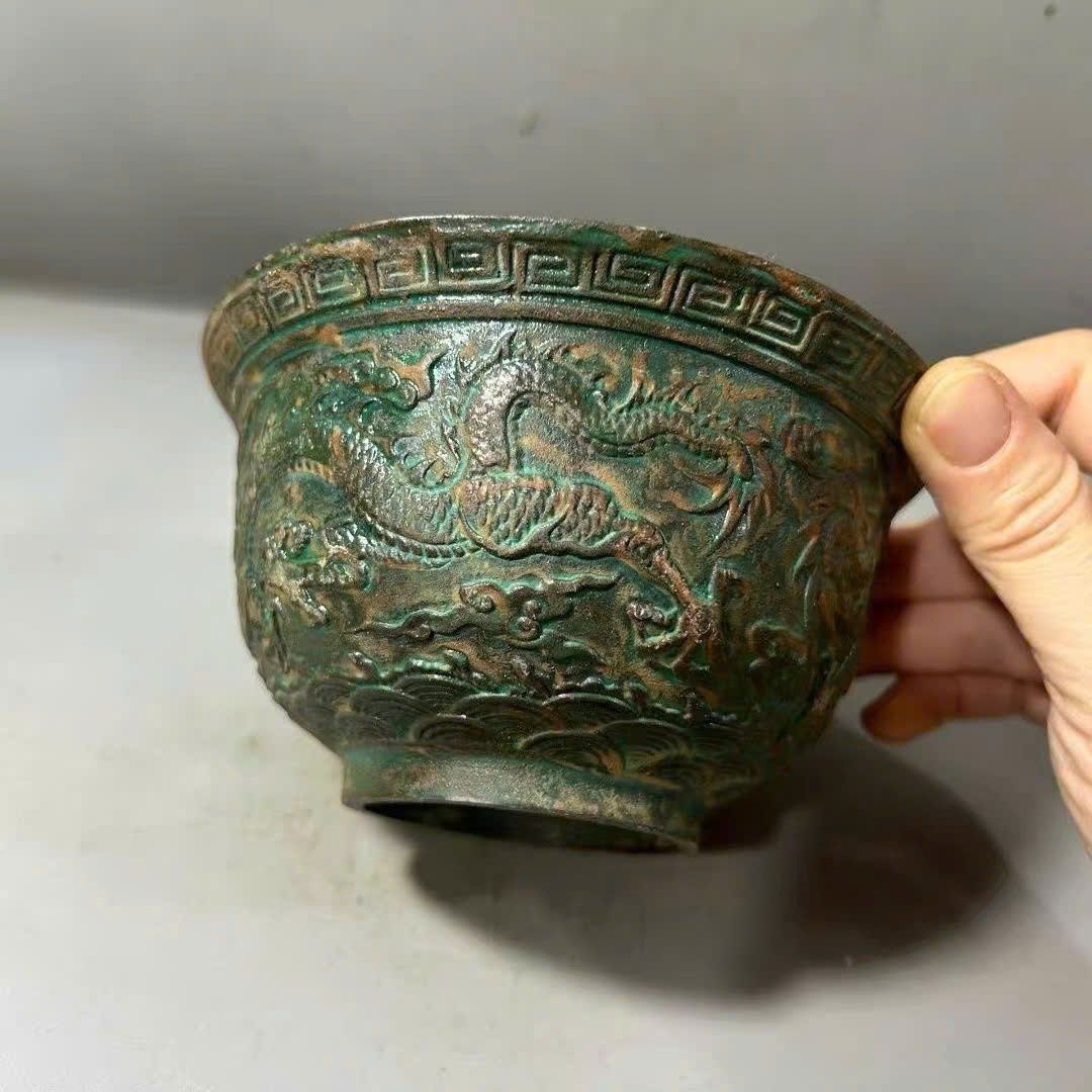  Bát Rồng sưu tầm đồng cũ BKMECN-9682 